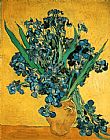 Vincent Van Gogh Famous Paintings - Still Life with Iris